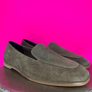 Sketch In Love Khaki Green Suede Loafer US 8